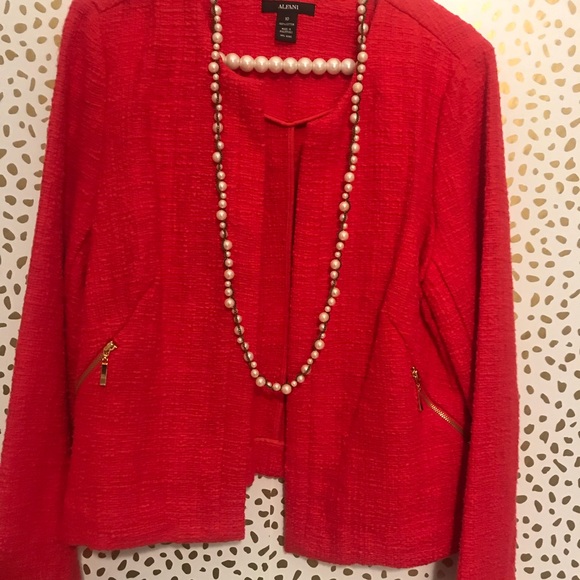 Red Tweed Jacket - Picture 2 of 3